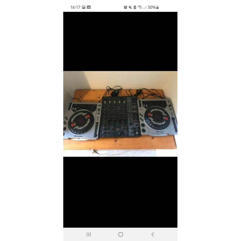 Dj cd mixers set Cdj-800s behringer DJX-750