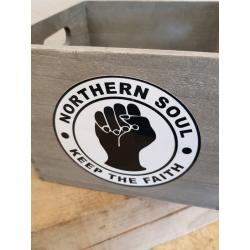 Northern soul record box