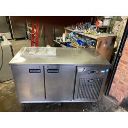 Commercial bench counter pizza fridge for shop cafe restaurant takeaway restaurant gddssz