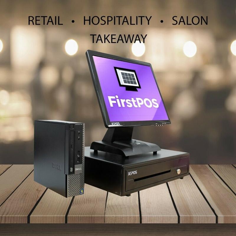 17 Inch Touchscreen EPOS POS Cash Register Till System for Retail, Hospitality, Takeaway and Salon