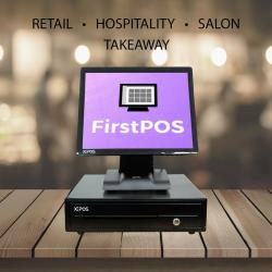 17 Inch Touchscreen EPOS POS Cash Register Till System for Retail, Hospitality, Takeaway and Salon