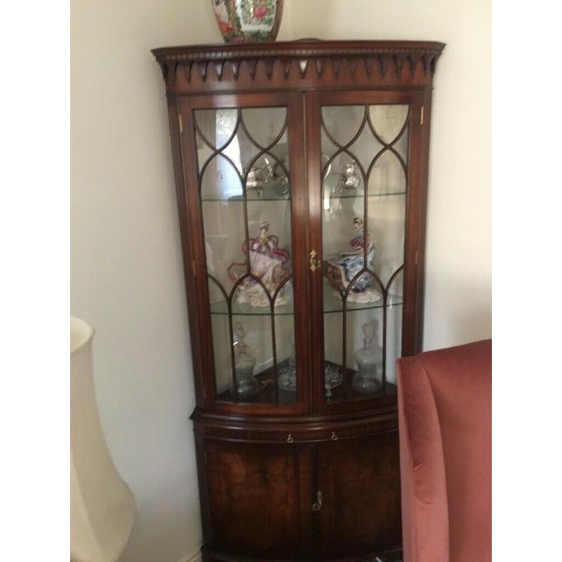 Period Mahogany and Glass Display Case