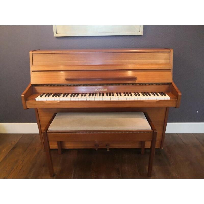 Piano and stool for sale, suitable for beginners