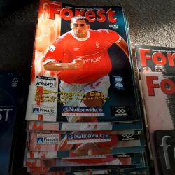 Nottingham forest programmes joblot only