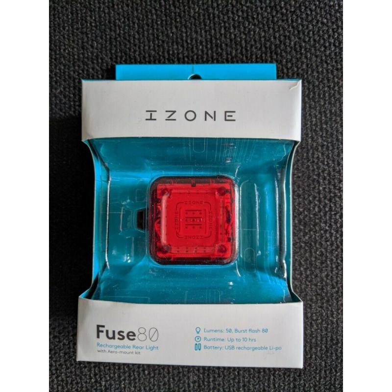 Izone Fuse 80 rechargable rear light