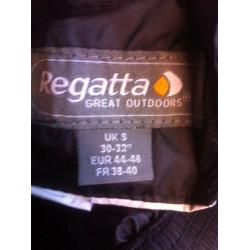 REGETTA UNISEX BLACK WATERPROOF WINDPROOF BREATHABLE TROUSERS - IDEAL FOR DofE