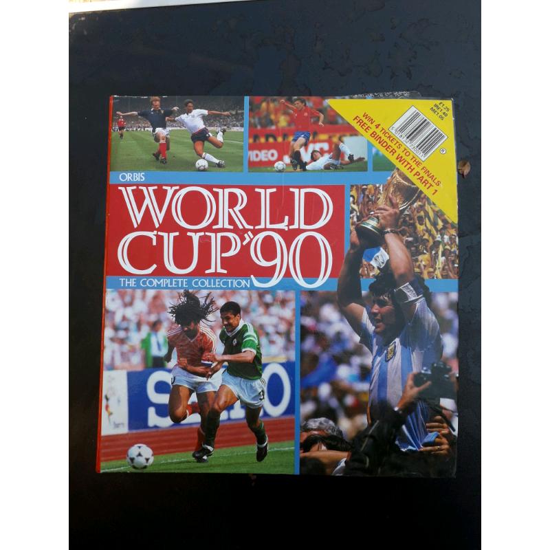 The World Cup 1990 sticker album - COMPLETE