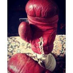 Vintage boxing gloves