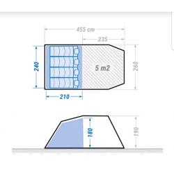 Tent for four people