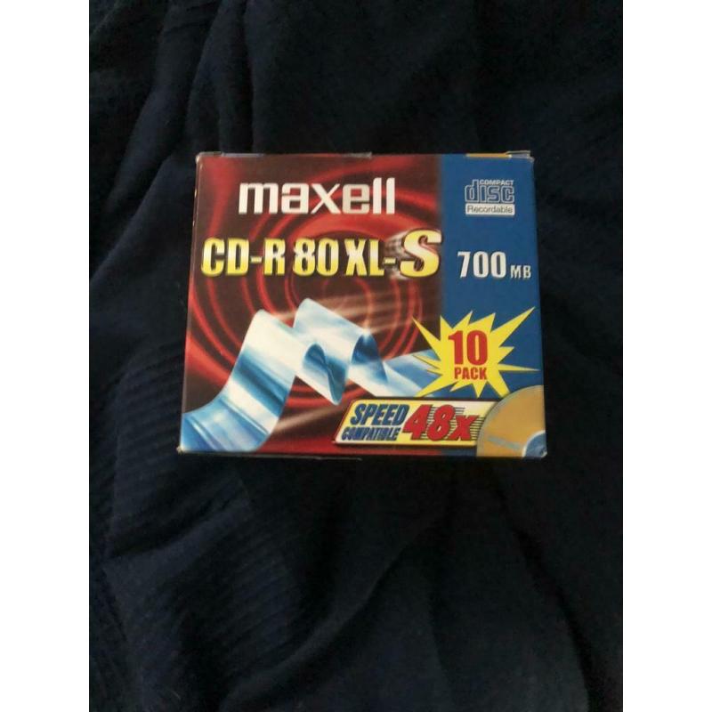 Maxwell CD R 80 XL S 10 disks