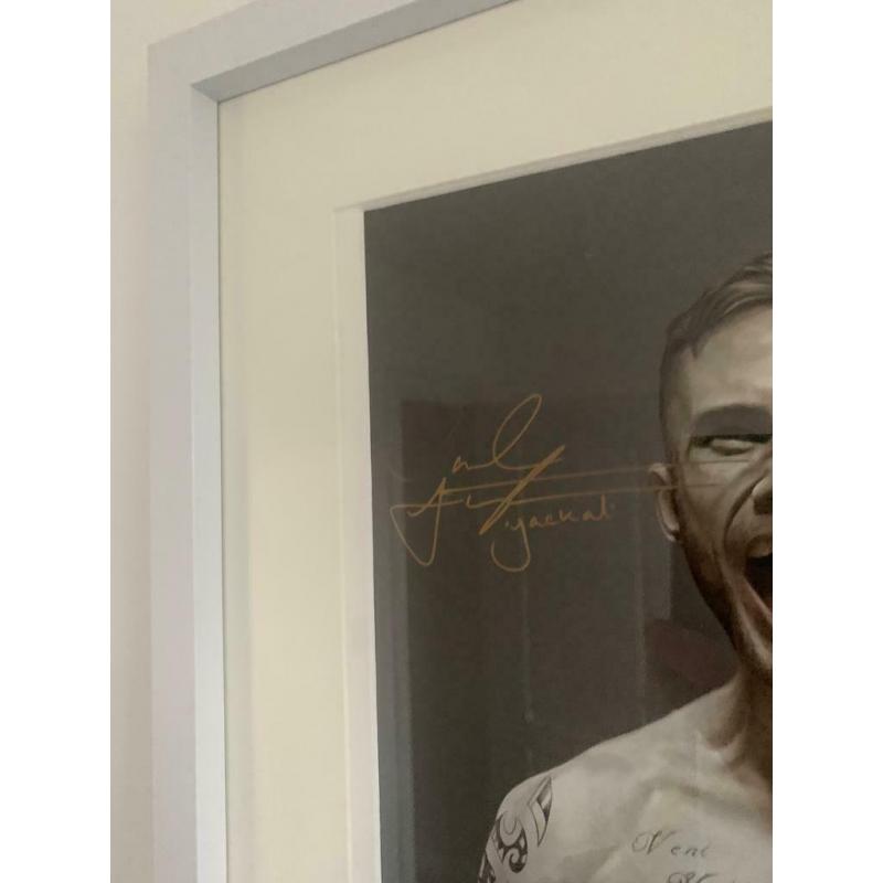 Signed picture Carl Framptom - boxing boxer