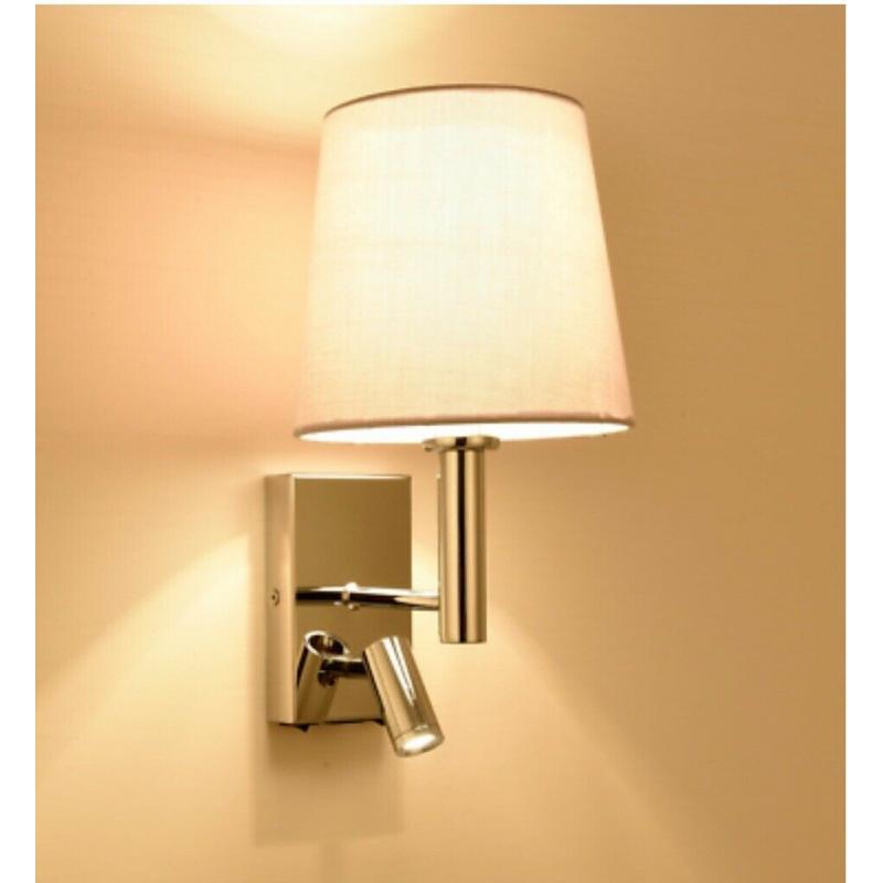 Wall light with reading light and usb. Selling as a set!