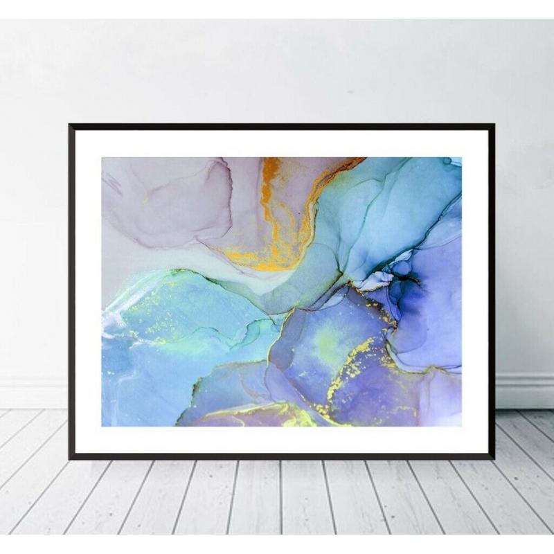 Colourful Abstract Print, Abstract Vector Art, Printable Wall Art