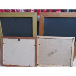 Picture Frames Wooden x4