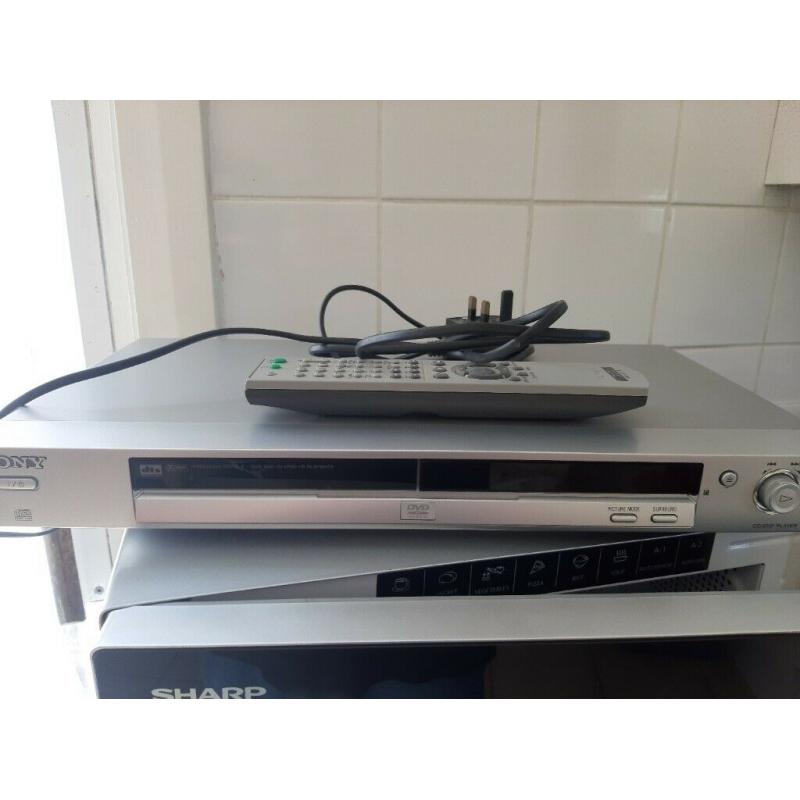 Sony DVD player, connects by SCART only as no HDMI