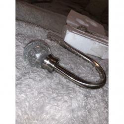 Metal curtain tie backs