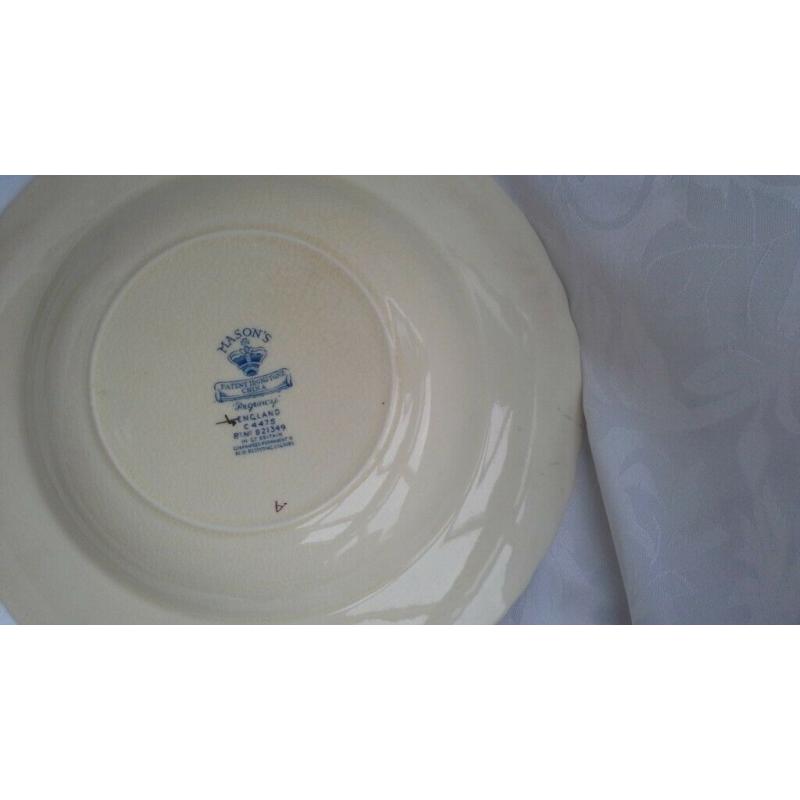 4 Masons Ironstone soup plates