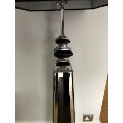 Black and Silver Standing Lamp