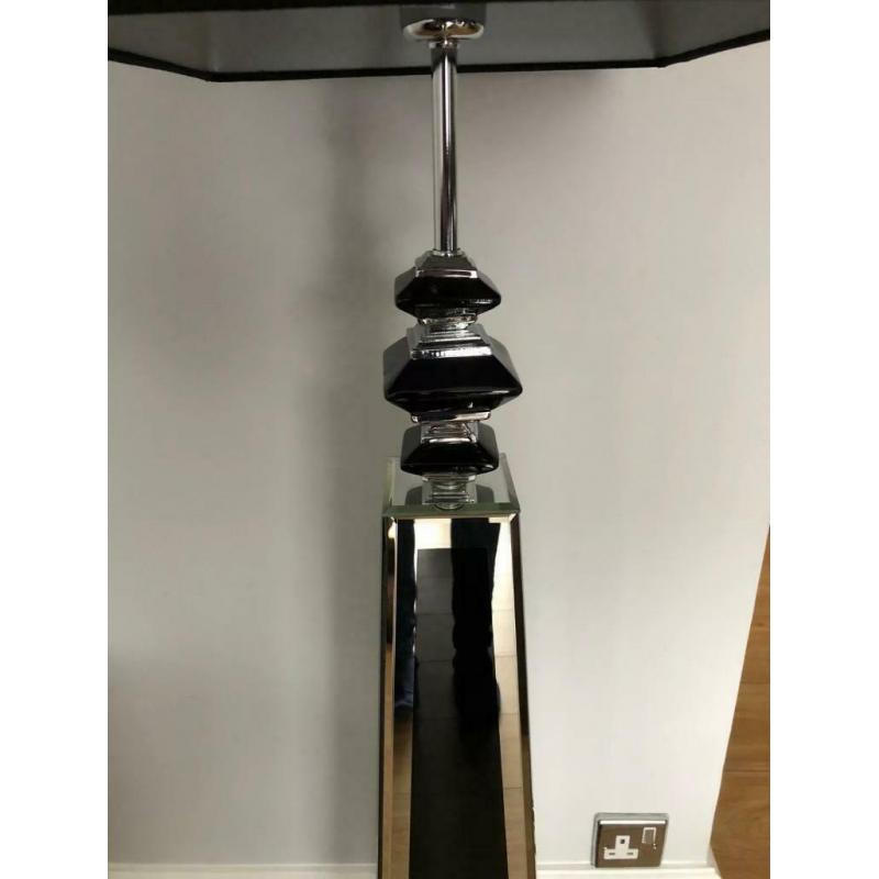 Black and Silver Standing Lamp