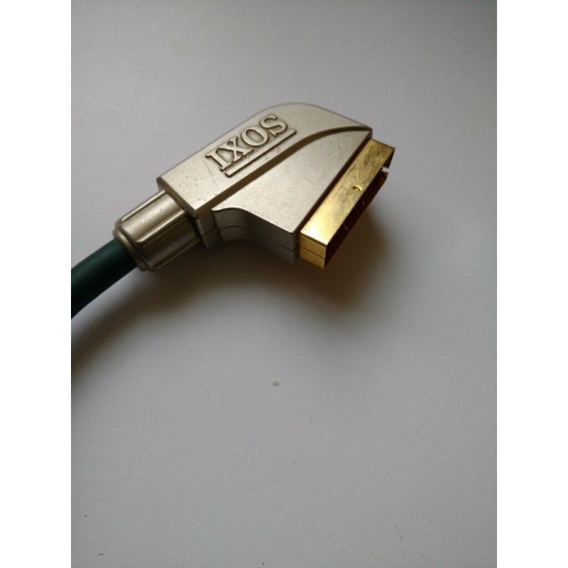 Ixos gold plated scart to scart 75 cm