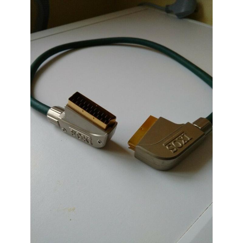 Ixos gold plated scart to scart 75 cm