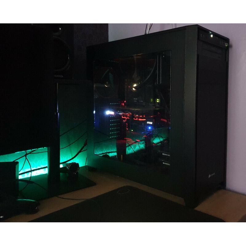 Custom Gaming PC - i7 4790k - GTX 1080 - 16GB RAM - 256GB SSD - 1TB HDD - 750W PSU