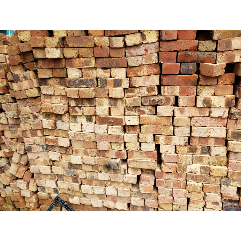 Cleaned and washed reclaimed bricks in Croydon