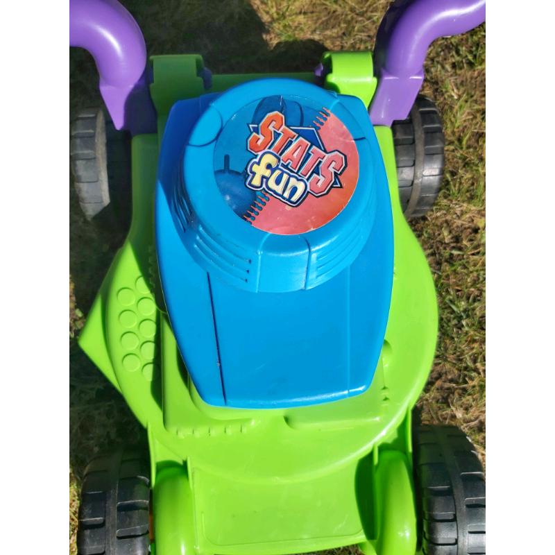 H - Child's Toy Lawnmower, Multicoloured