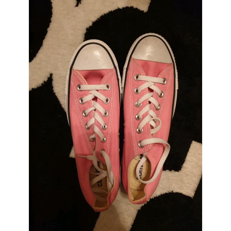 Pink Converse All Star Trainers