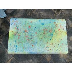 Coffee Table Paint Splatter