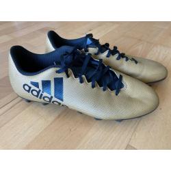 Adidas Gold Football Boots, Size 7