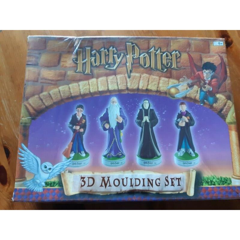 Harry Potter 3D Moulding Set 2001 rare