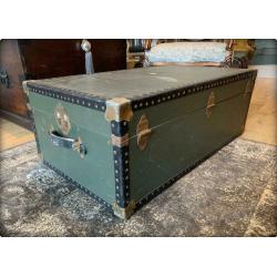 Large Vintage Mossman Steamer Travel Trunk/Case/Chest